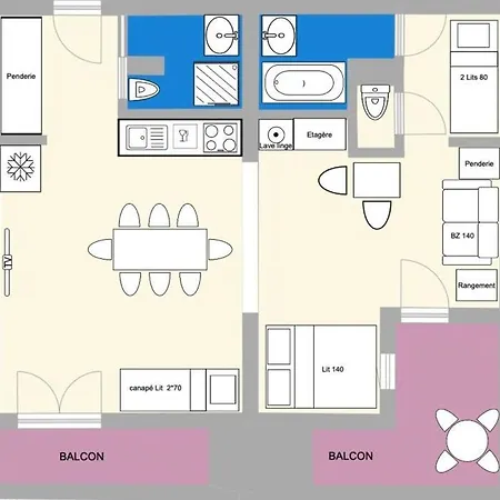 6 Personnes Apartment